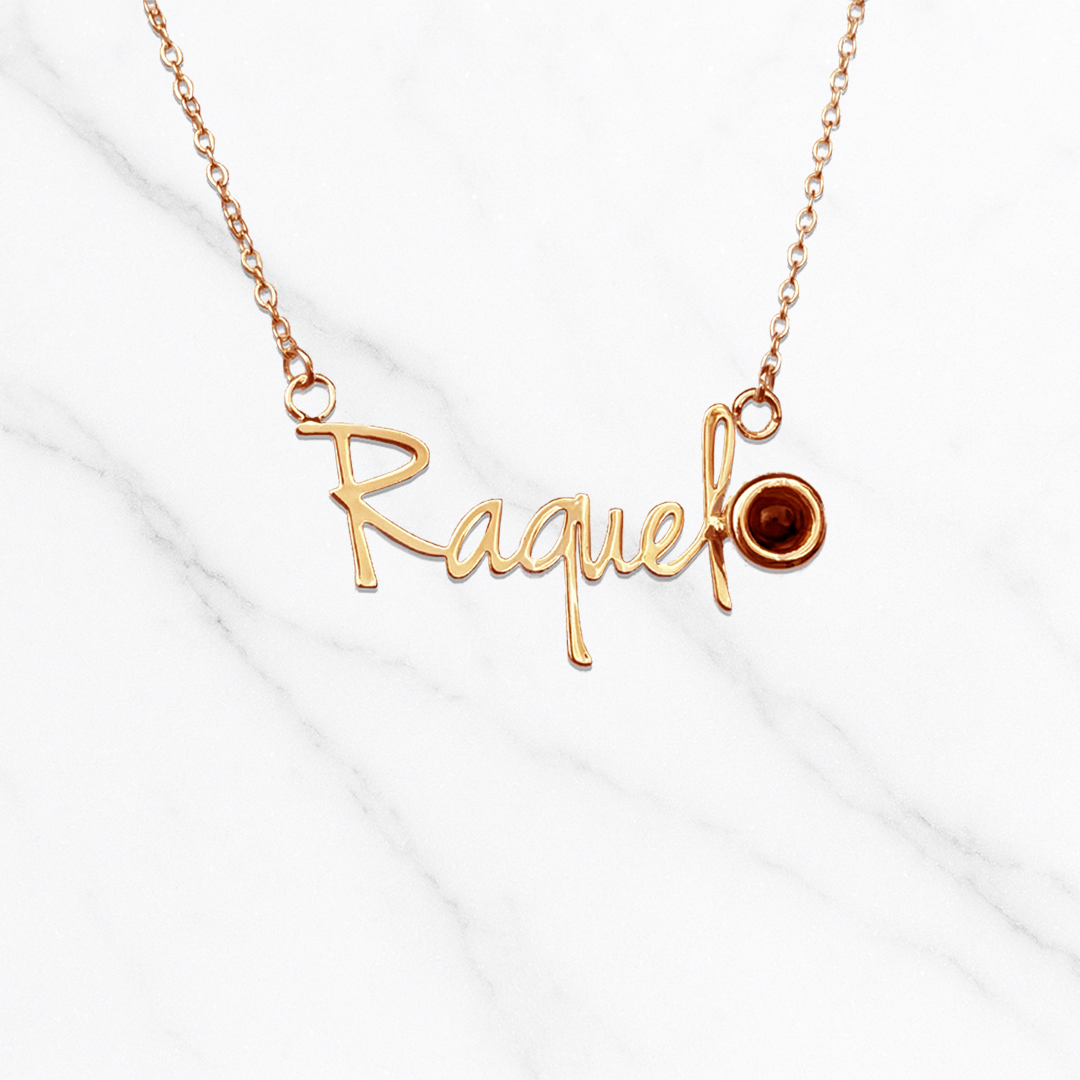 Personalized Pendant with Name and Photo