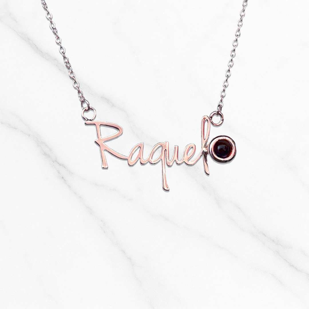 Personalized Pendant with Name and Photo