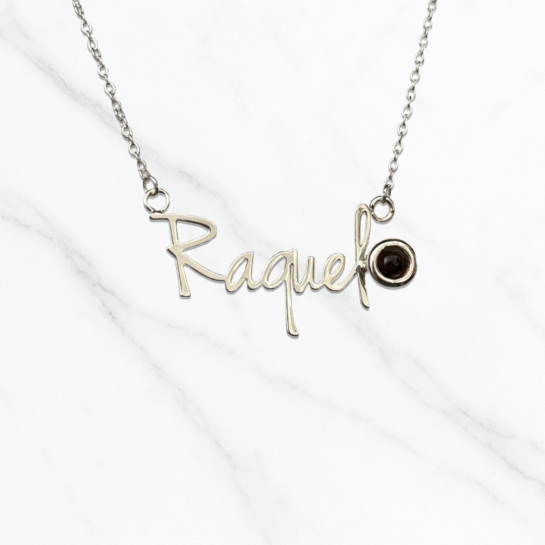 Personalized Pendant with Name and Photo