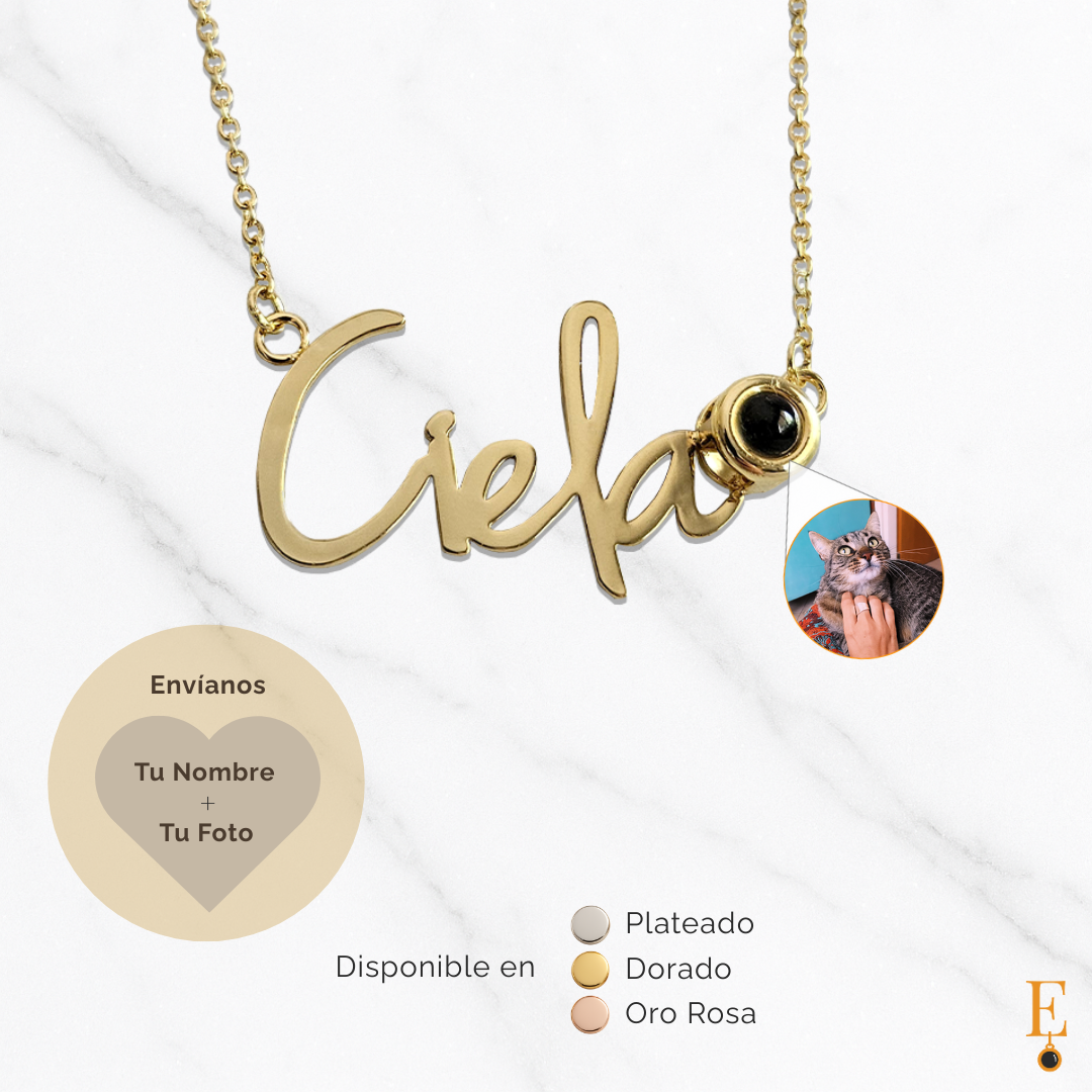 Colgante Personalizado con Nombre y Foto