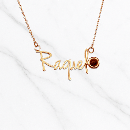 Personalized Pendant with Name and Photo