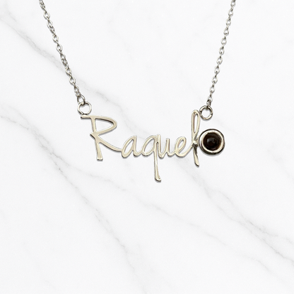 Personalized Pendant with Name and Photo